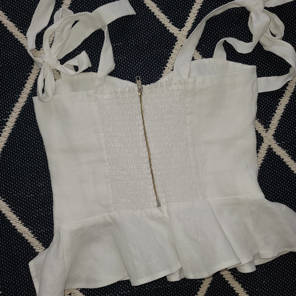 Reformation White Kassi Top - Picture 5 of 7